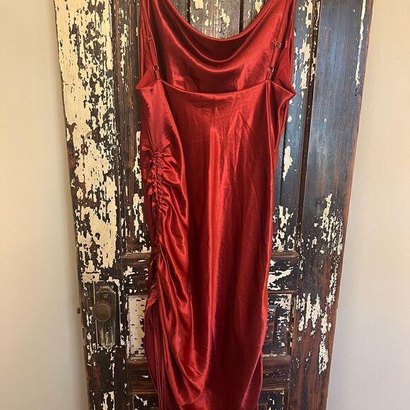Women’s EUC Sweet Generis Satin Convertible Dress. Size L. - Picture 2 of 8